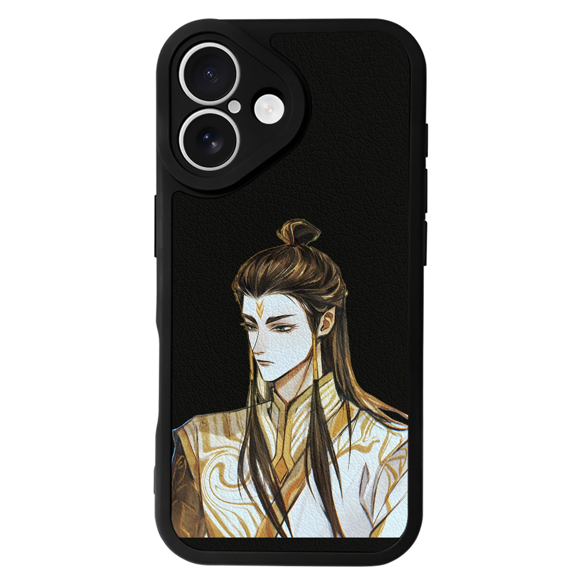 （画像用） Ne Zha 2 ナタ 魔童の大暴れ 【iPhone 16シリーズ対応】シリコンスマホケース（レザー調） 材質：シリコン